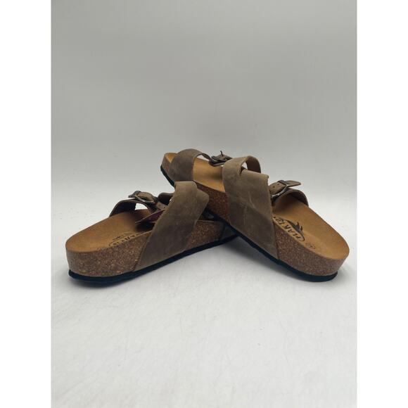 Plakton CP BOLINO 341210 Women's NEW Open-Toe Sandals Brown EU Size 42 - Picture 8 of 11